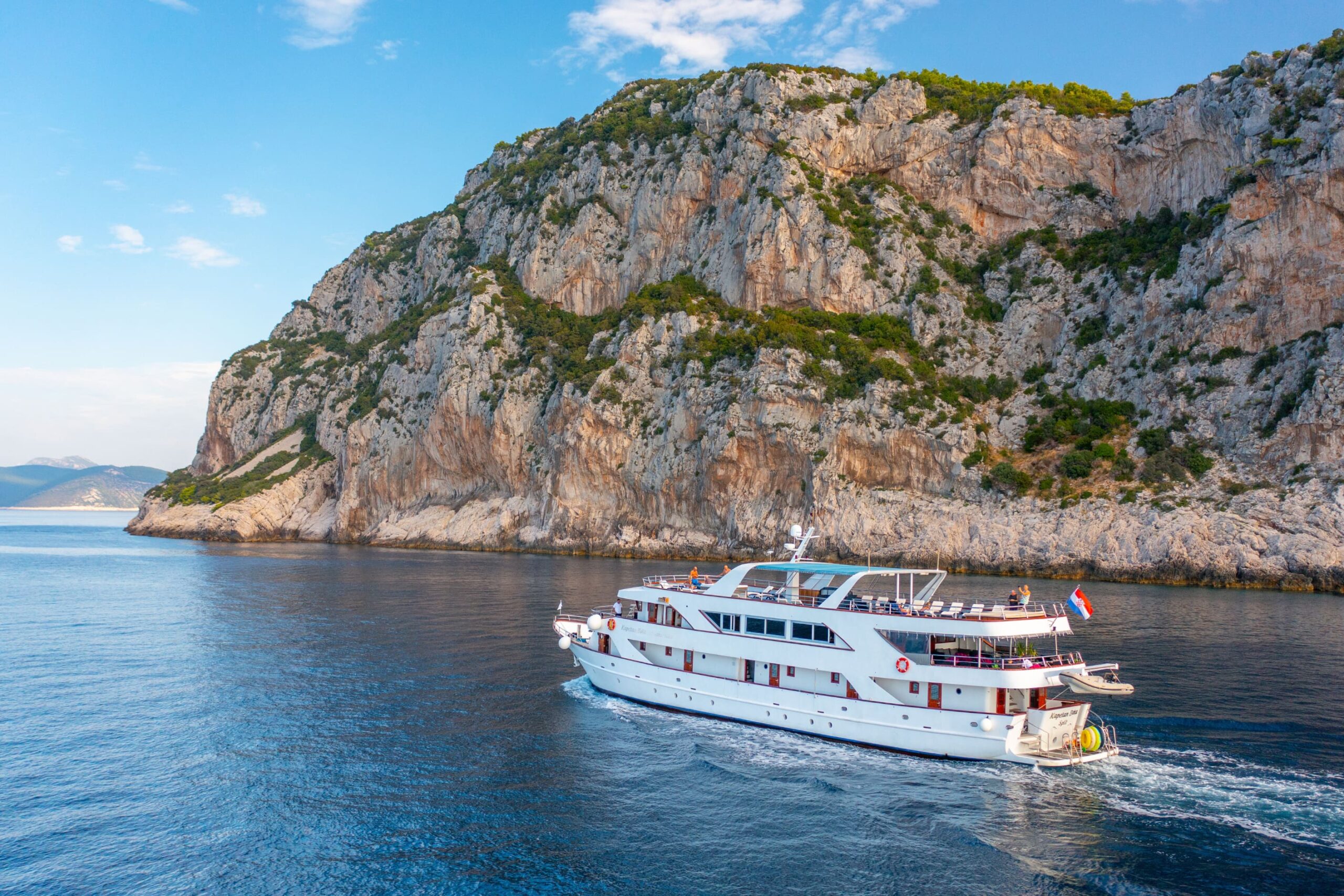 MS Captain Bota cruising the Adriatic.