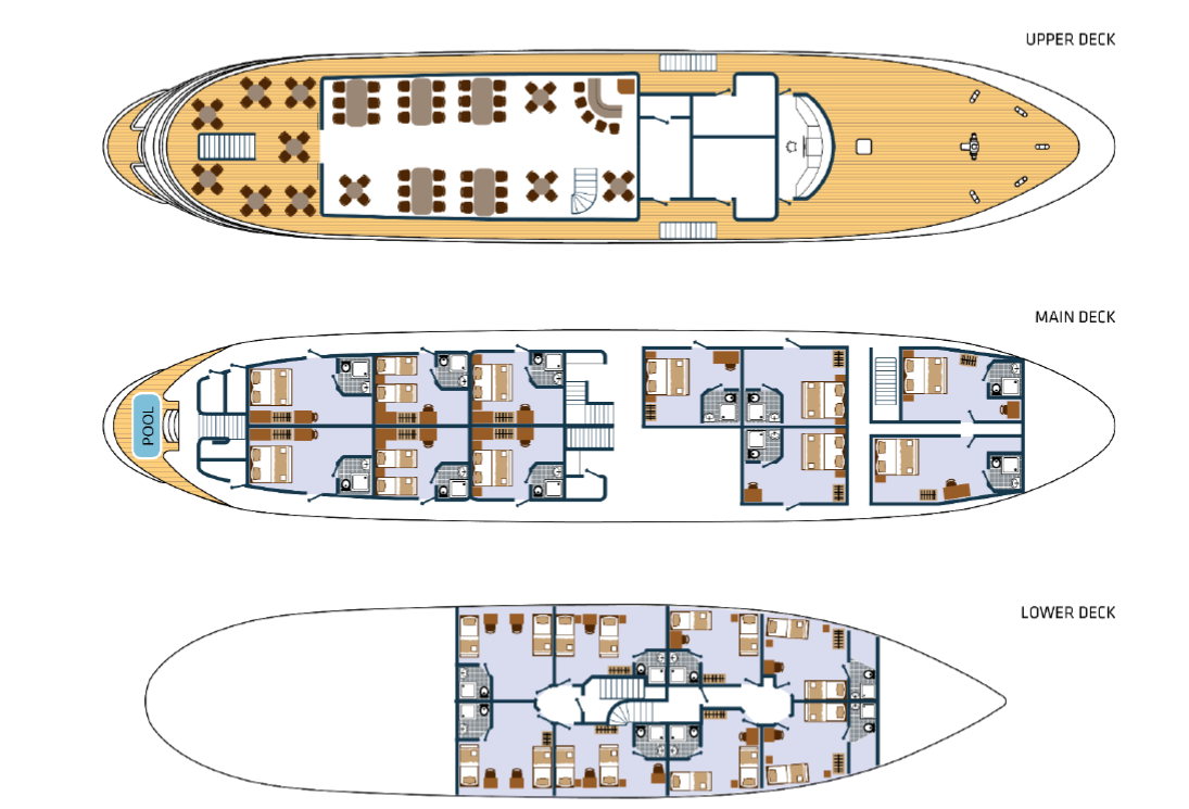 MS Prestige Deck Plan 2025