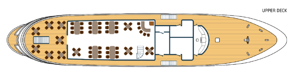 MS Prestige Upper Deck Plan 2025