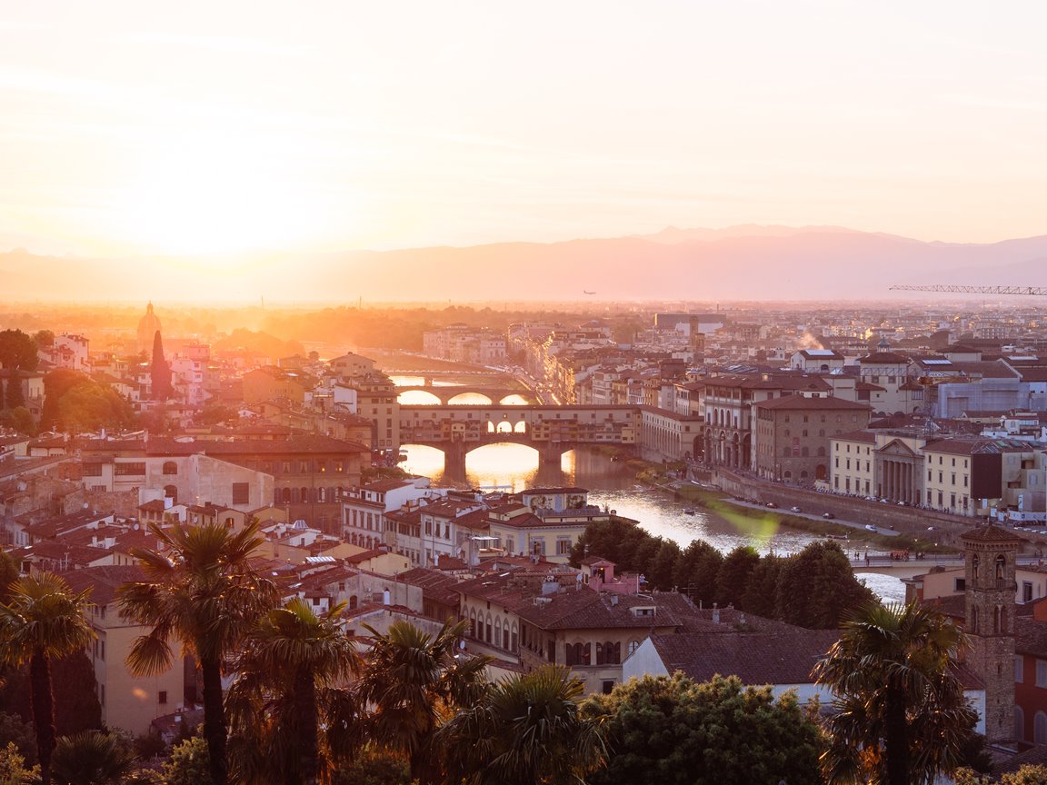 The Arno River, Florence, Italy