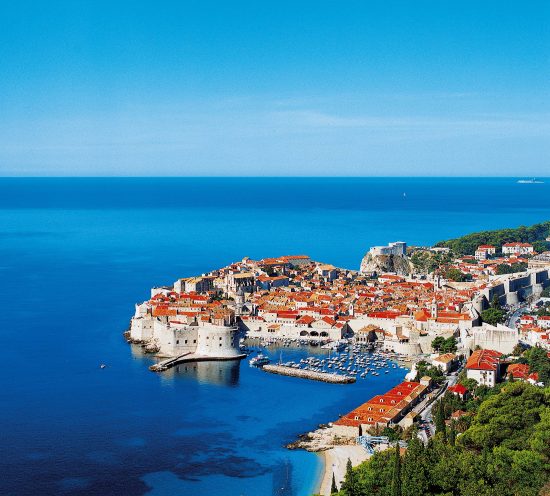 Dubrovnik's fortified old city.