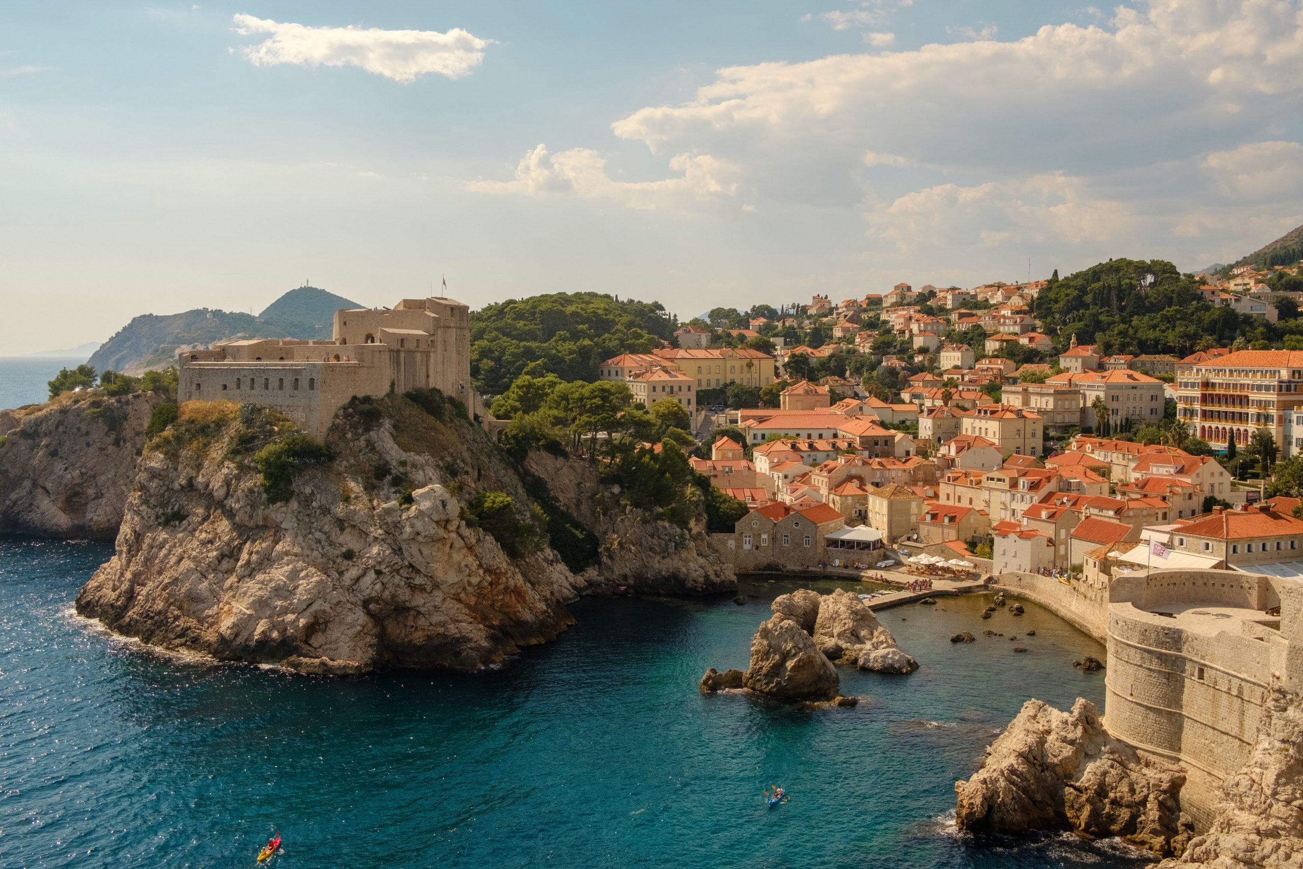 View of the Old Town in Dubrovnik, Croatia