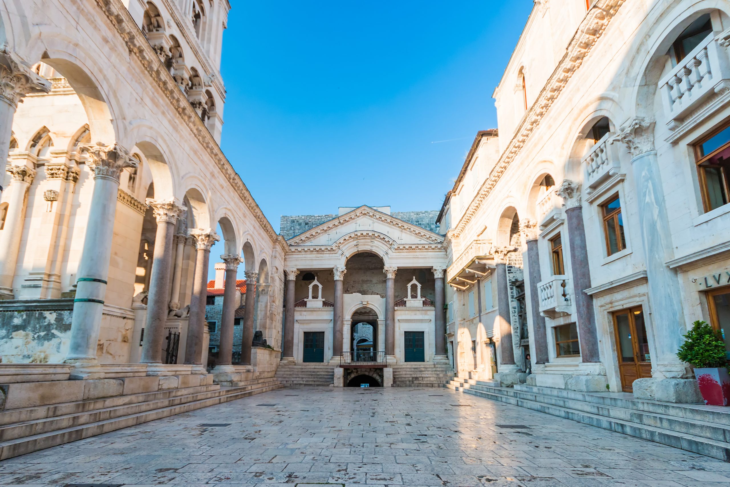 Diocletian's Palace in Split which dates back to the 4th century AD