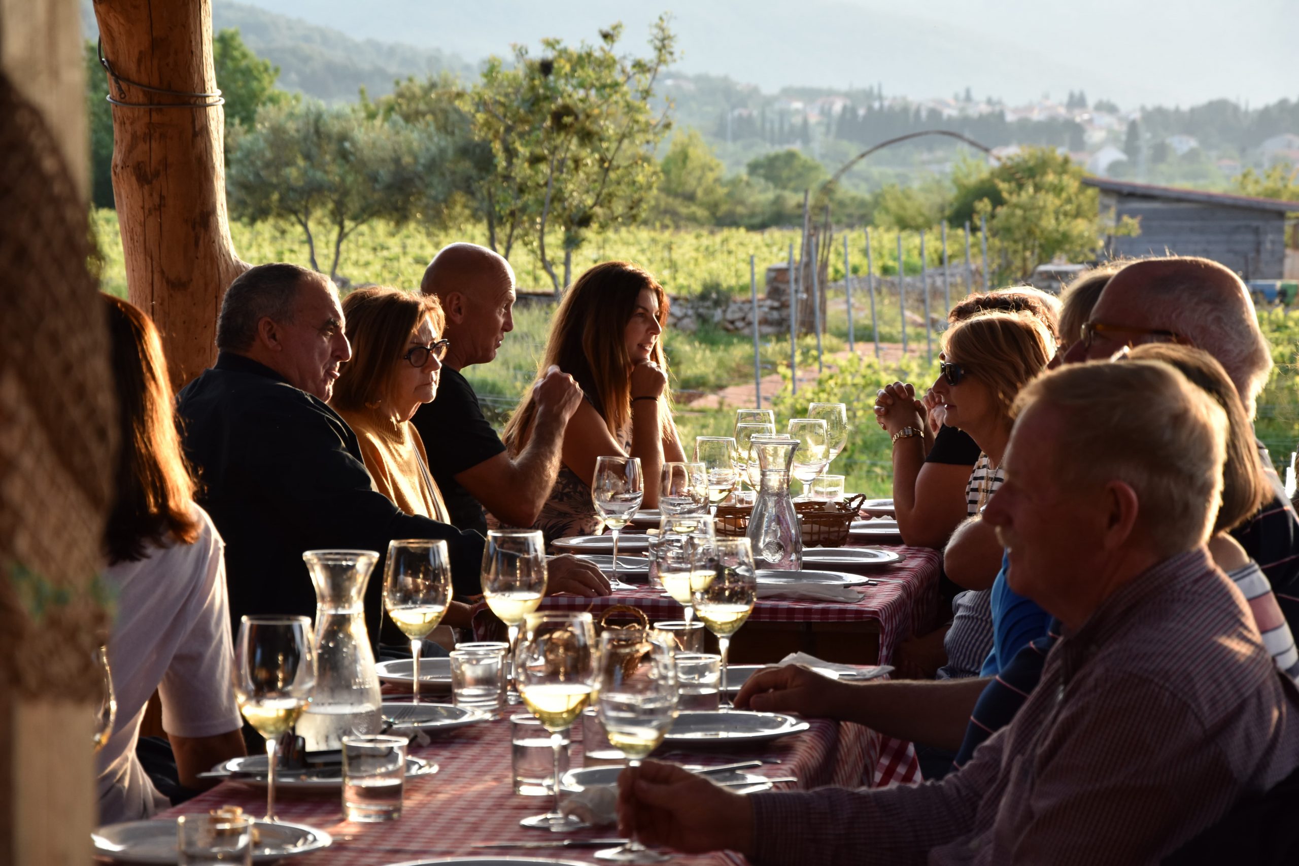 Dining at Hora Estate, Stari Grad Plain, Hvar, Croatia