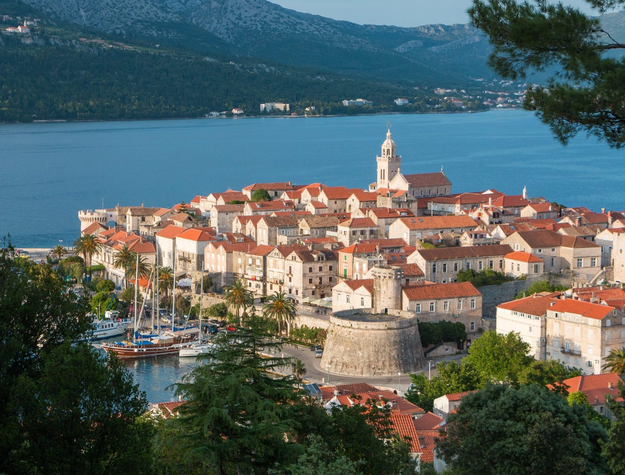 View of Korcula town, Croatia