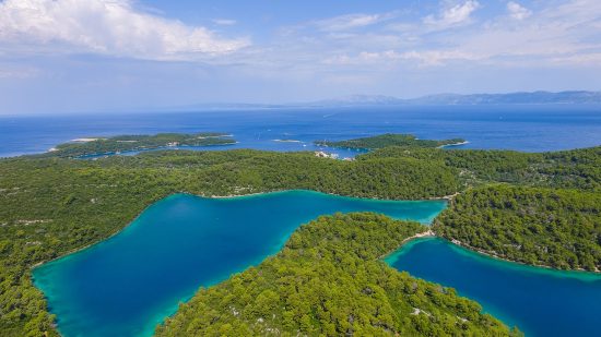Mljet National Park, which covers around a third of Mljet island