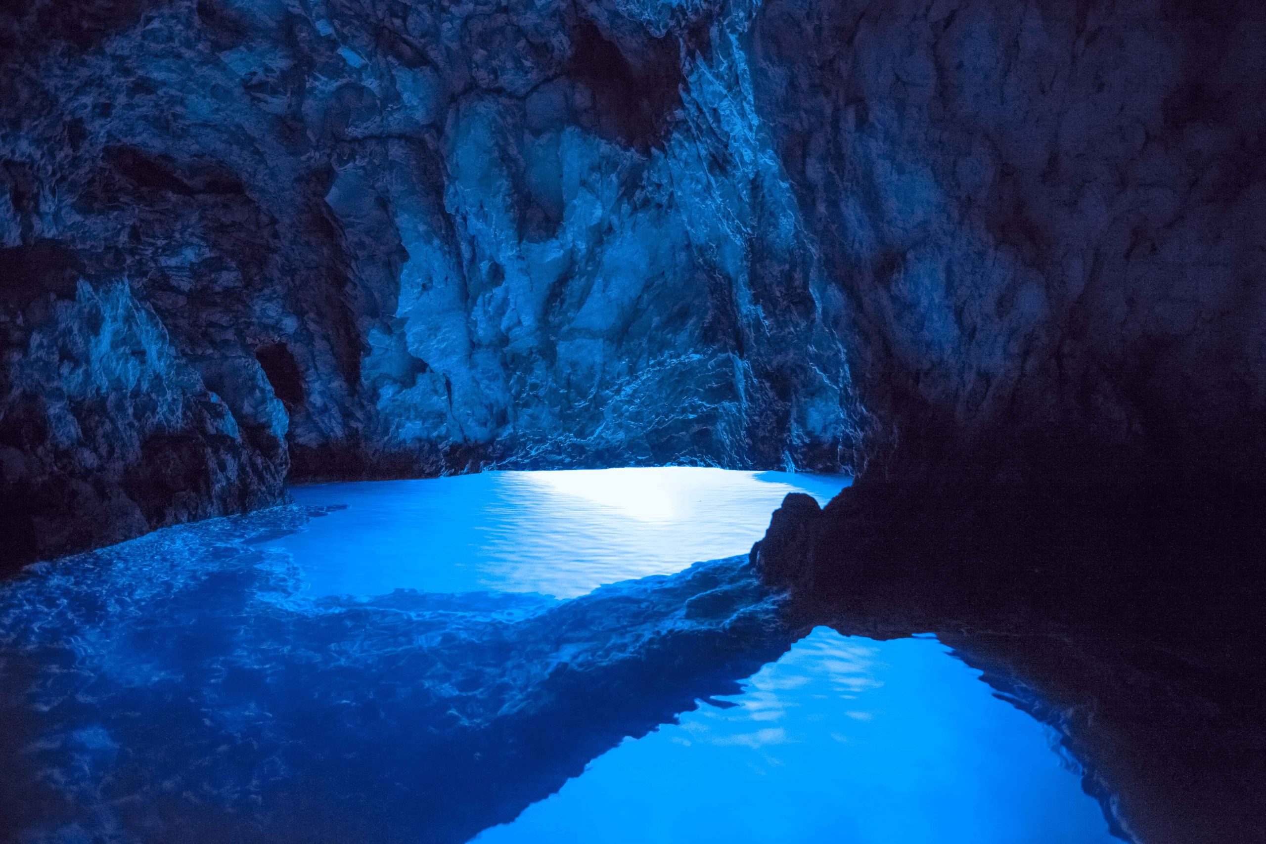 Bisevo Blue Caves, Croatia. Photo credit: Zoran Jelaca