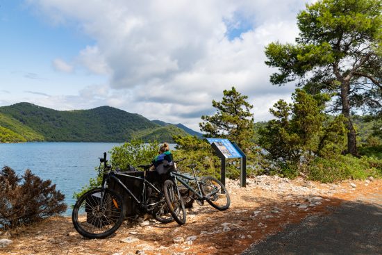 Take a bike ride around Veliko Jezero (Big Lake) in Mljet National Park