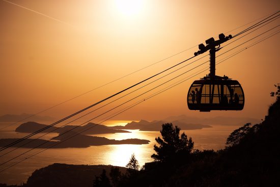 Enjoy panoramic views of Dubrovnik and the Elaphiti islands on the Dubrovnik cable car.