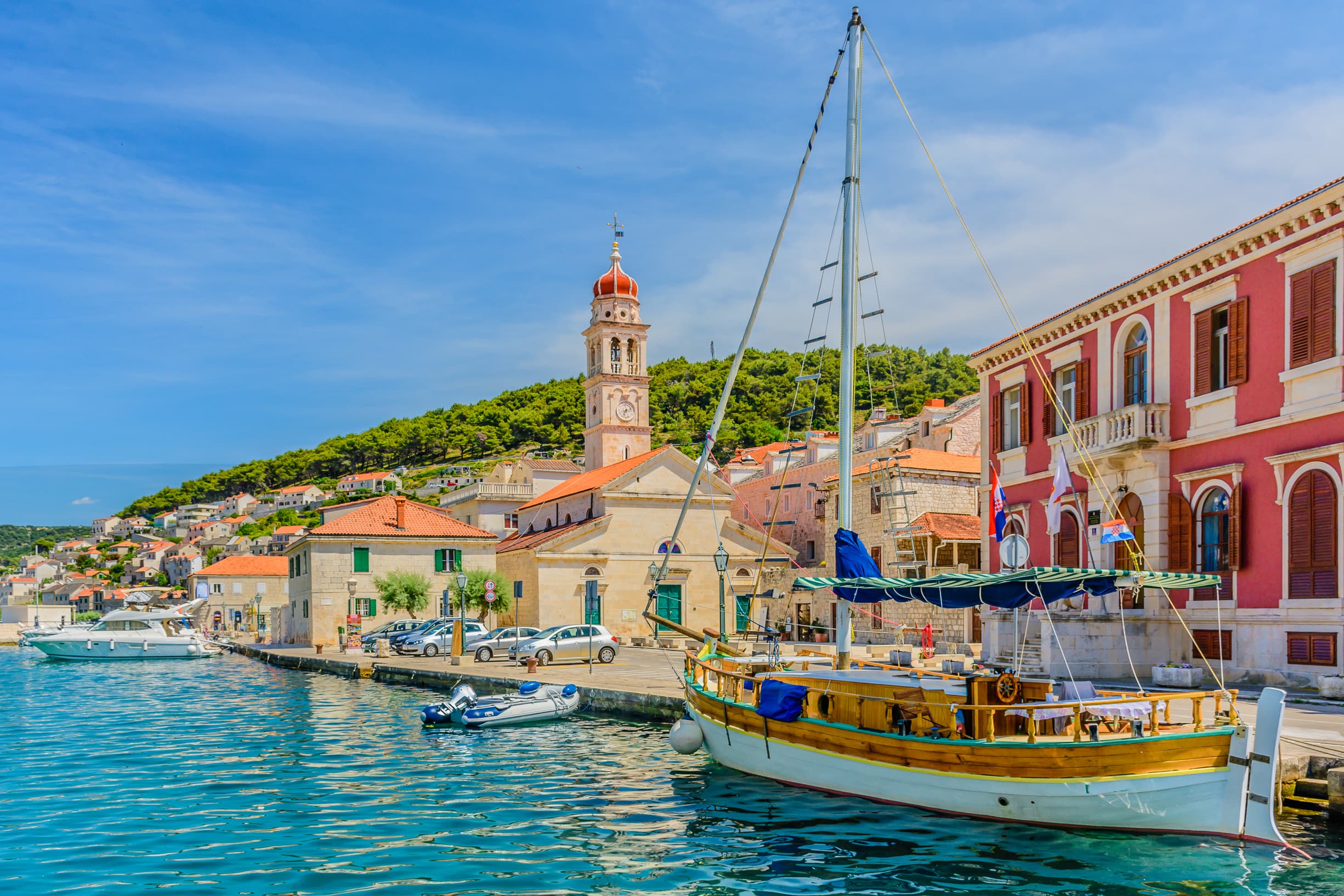 Pucisca town Island of Brac