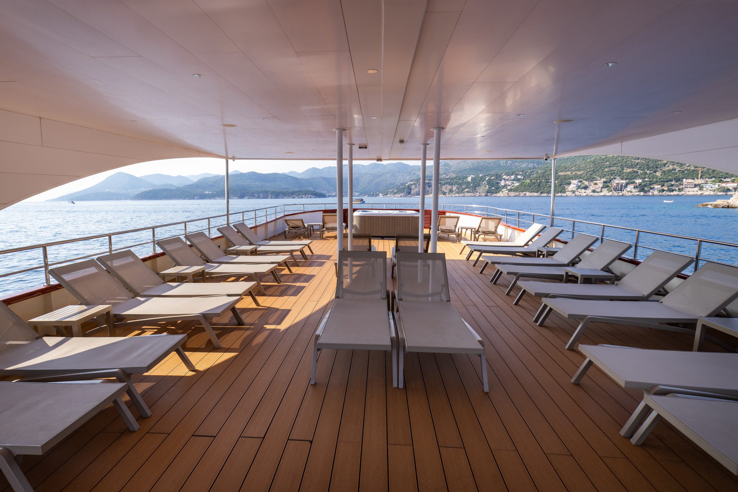 MS Equator sun deck.