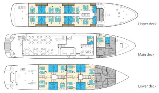 MS Adriatic Sun deck plan