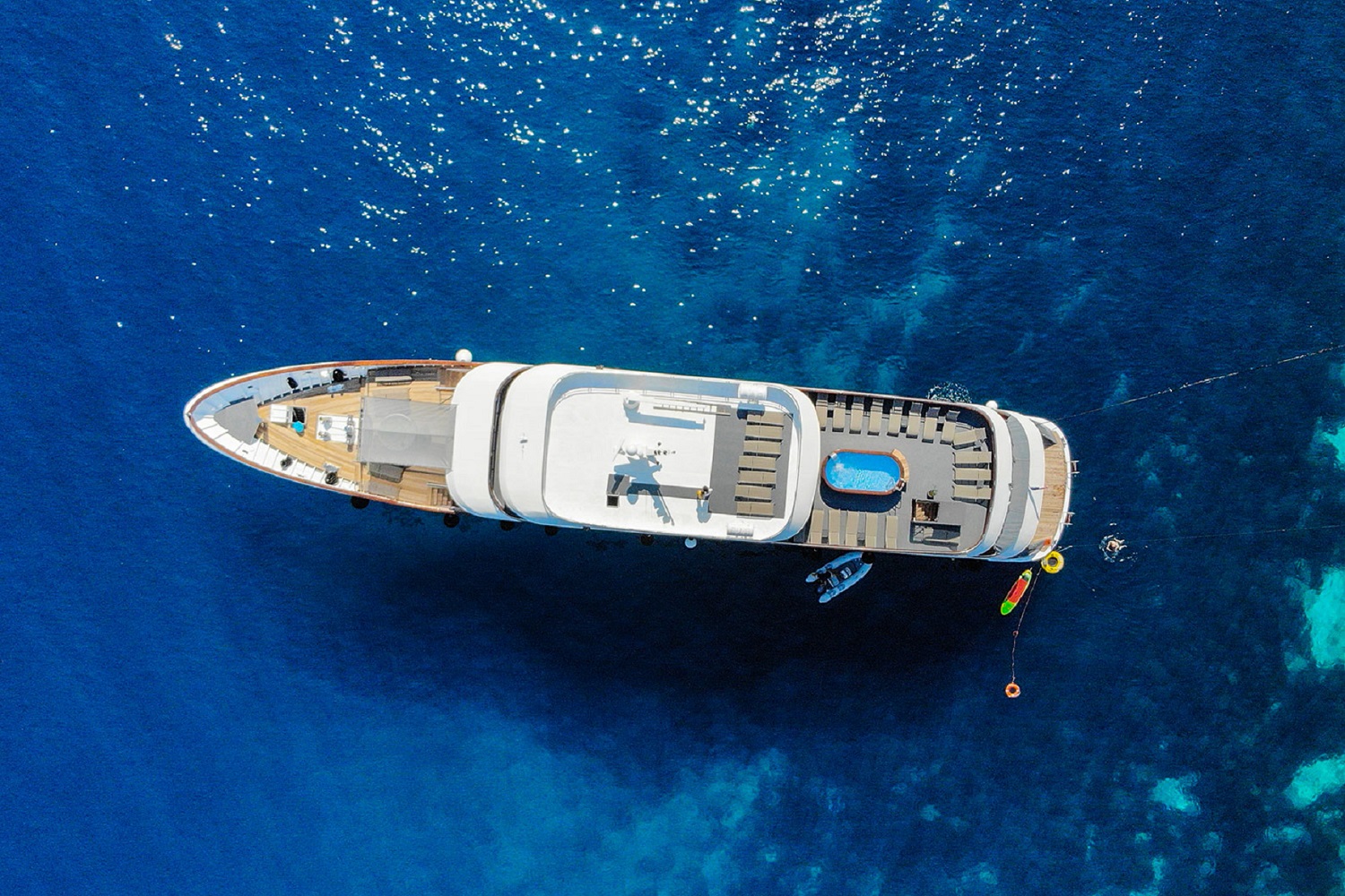 Aerial view of MS Roko.