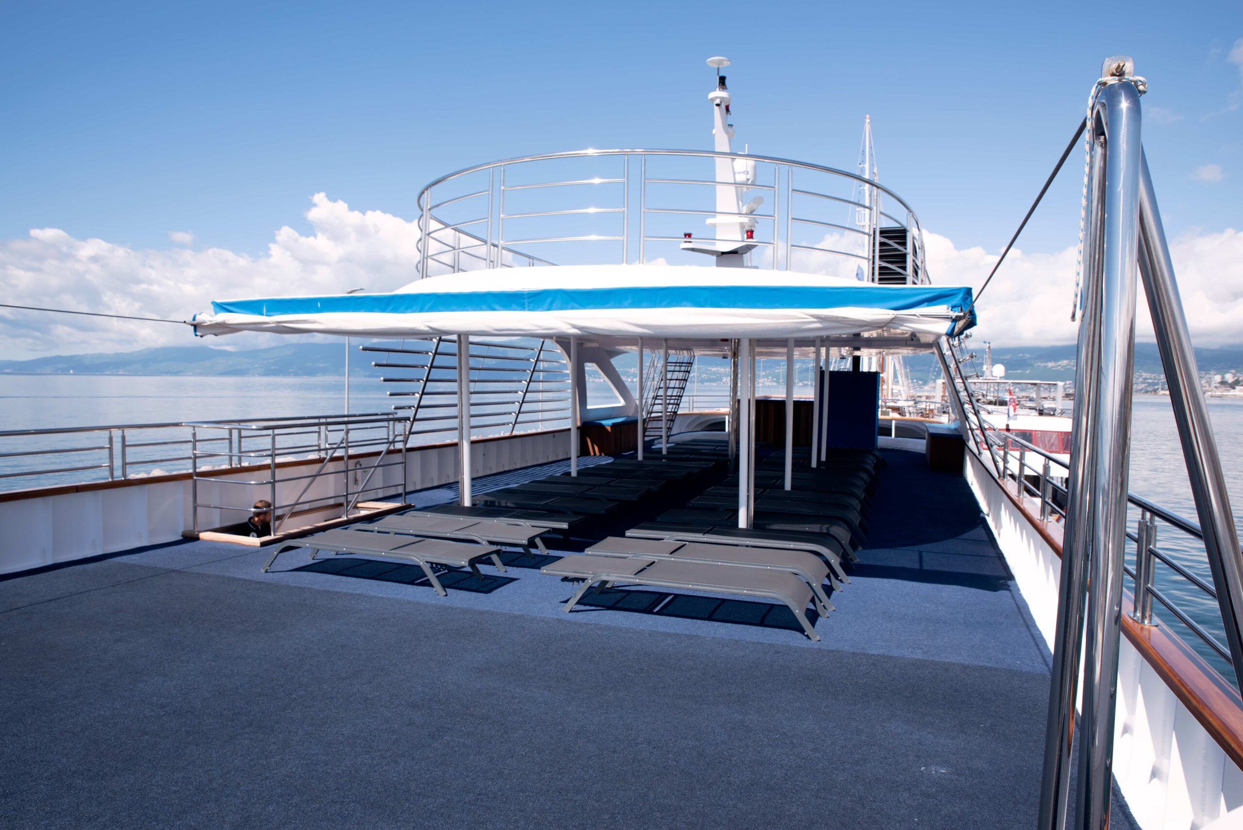 Sun Deck onboard MS Alpha